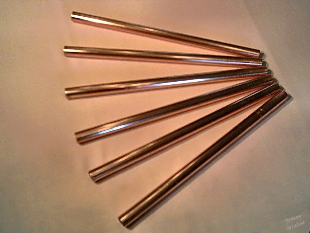 Copper plumbing pipes